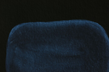 Black and blue abstract background. Colorful ink blots and stains, wallpaper print. Creative backdrop, chaotic paint brushstrokes, pattern for printing on card