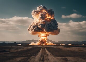 the atomic bomb explosion moment

