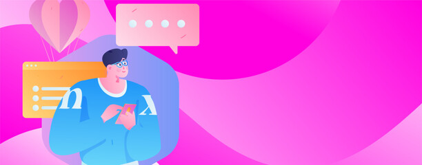 Business People Flat Vector Concept Operation Hand Drawn Illustration
