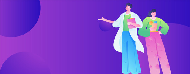 Business People Flat Vector Concept Operation Hand Drawn Illustration
