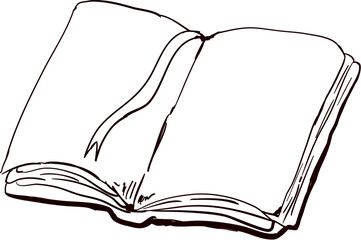 Book hand drawn