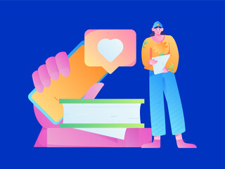 Business People Flat Vector Concept Operation Hand Drawn Illustration
