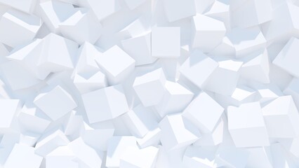 white box 3D background