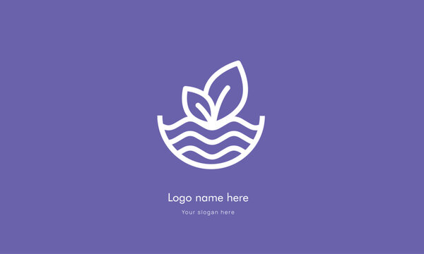  Flowers and leaves line art vector logo illustrations . Modern design for logo, tattoo, wall art, Simple daisy floral symbols, vector decoration set.