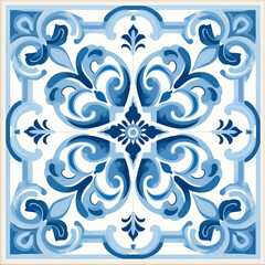 Picture of floor tile pattern wall tiles Home decoration pattern or ceiling.