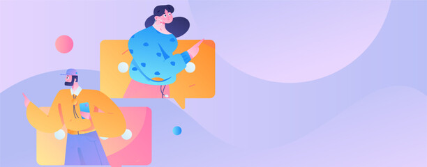 Business People Flat Vector Concept Operation Hand Drawn Illustration
