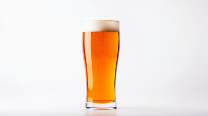 ビールと白い背景