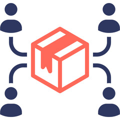 Obraz premium Distribution Icon