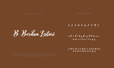 Elegant alphabet letters font and number. Classic Lettering Minimal Fashion Designs. Typography  Calligraphy modern serif fonts regular decorative vintage concept. vector illustration