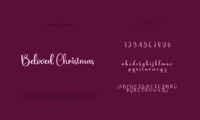 Elegant alphabet letters font and number. Classic Lettering Minimal Fashion Designs. Typography  Calligraphy modern serif fonts regular decorative vintage concept. vector illustration