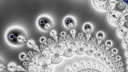 shades of grey on plain background complex design