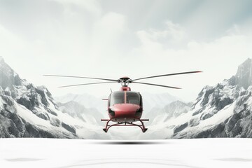 Fototapeta na wymiar Dynamic Helicopter mockup background. Sky aerospace. Generate Ai
