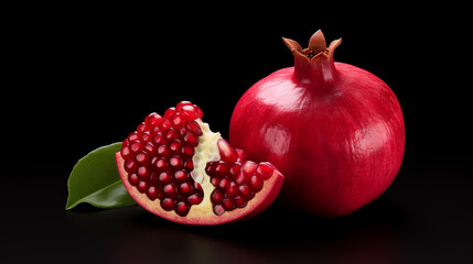 Fresh red pomegranate pictures
