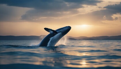 long whale in blue oceans
