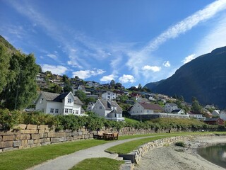 Fototapeta na wymiar norwegian houses