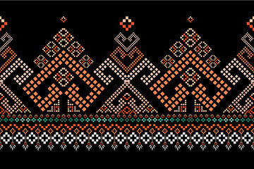 Traditional ethnic,geometric ethnic fabric pattern for textiles,rugs,wallpaper,clothing,sarong,batik,wrap,embroidery,print,background, illustration, 
