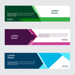 Naklejka premium vector banner templates