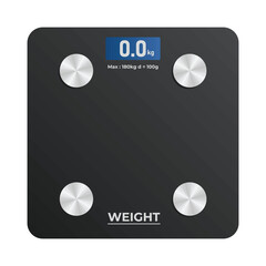 black body weight scale illustration