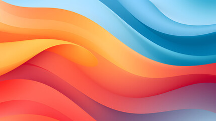 Obraz premium abstract colorful background with waves