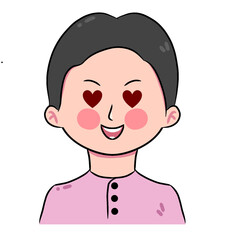 Illustration of a Man Fall in Love