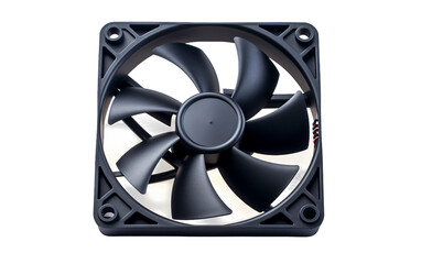 Case Fan isolated on a transparent background.