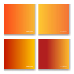 Vector different gradient color collection set pack colorful palette 