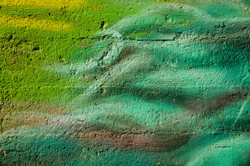 Closeup of colorful  urban wall texture. Modern pattern for wallpaper design. Creative modern urban city background for advertising mockups.