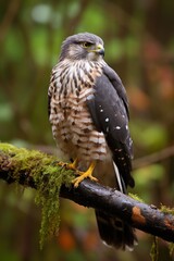 Sparrowhawk, Accipiter nisus. Bird of Prey