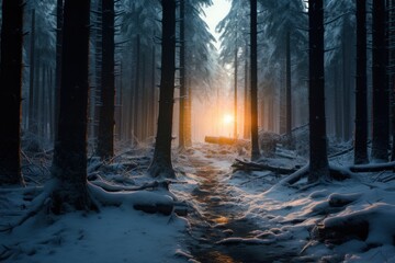 Winter forest