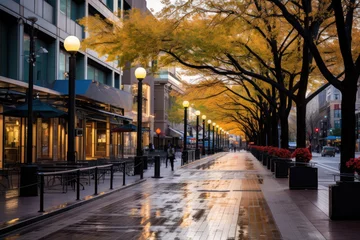 Poster 16th street mall downtown Denver city business © Tisha