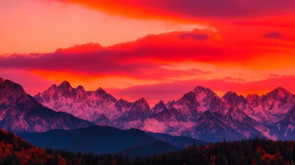 Fototapeta premium Beautiful view of the mountain. Mountain landscape. The beauty of nature.