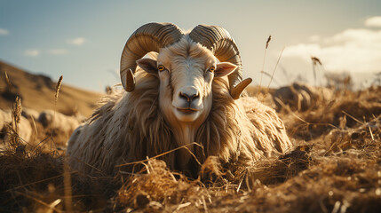 sheep photo - Powered by Adobe