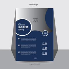 Corporate business a4 flyer design.Vector flyer design or business poster template design.