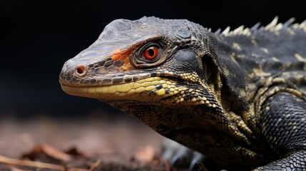 Obraz premium Close up photograph of a Lace Monitor