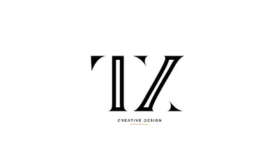 Obraz premium TX or XT Alphabet letters logo monogram