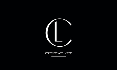 CL, LC, C, L abstract letters logo monogram