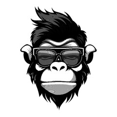 face with sunglasses