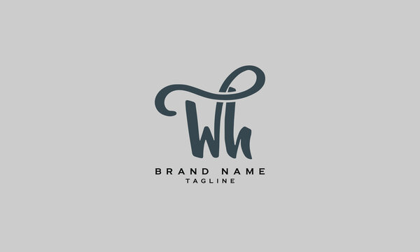 WPH, WHP, PWH, PHW, HPW, HWP, Abstract initial monogram letter alphabet logo design