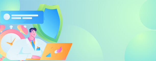 Business People Flat Vector Concept Operation Hand Drawn Illustration
