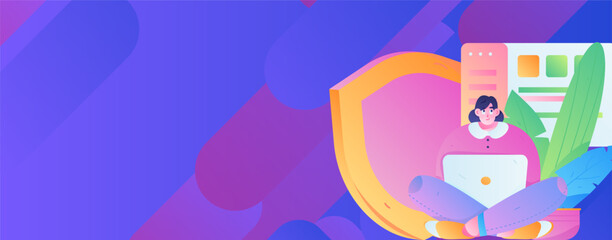 Business People Flat Vector Concept Operation Hand Drawn Illustration
