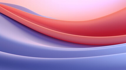 Abstract 3D wavy texture multicolor background. AI generated image