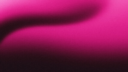 Beautiful 4K Grainy magenta background with noise. Pink rose and dark colors gradient background.