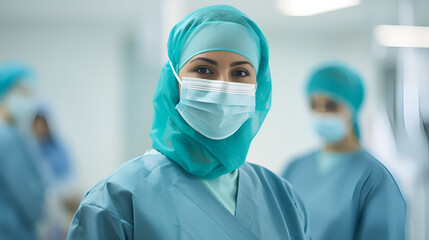 female surgeon portrait 