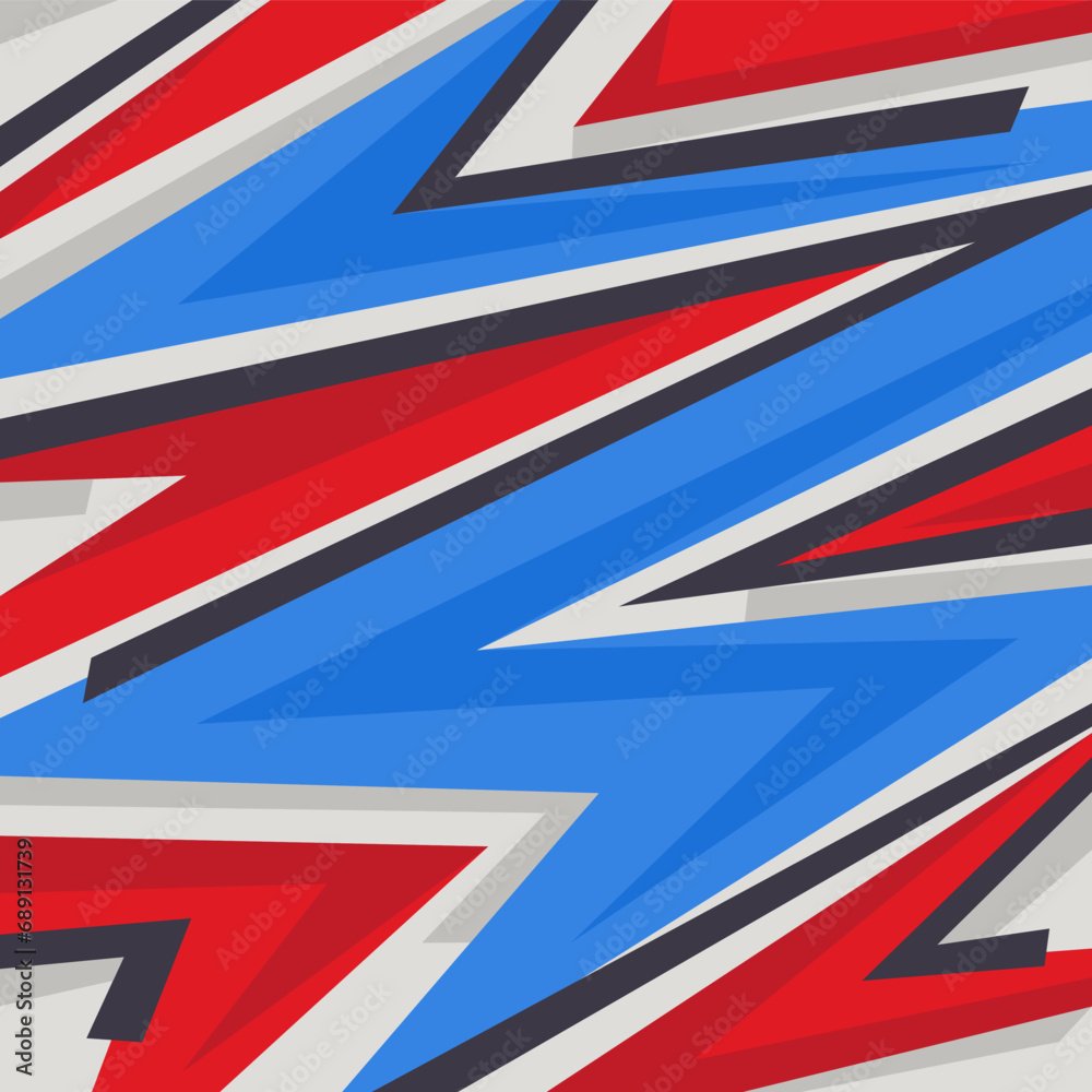 Poster abstract background with colorful overlapping triangular pattern