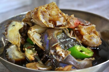 Korean marinated crab