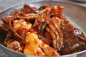 Korean marinated crab