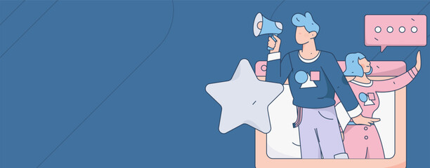 Business People Flat Vector Concept Operation Hand Drawn Illustration
