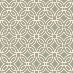 Intricate luxurious pattern in nude monochrome gray color. Vector seamless pattern design for textile, fashion, paper, packaging, wrapping and branding