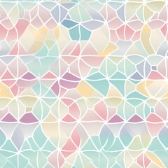 Seamless pattern in pastel colors | generative AI
