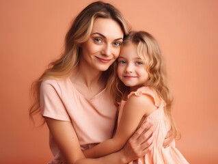 mother and daughter on hugging, love, Mothers Day, promo photo,
